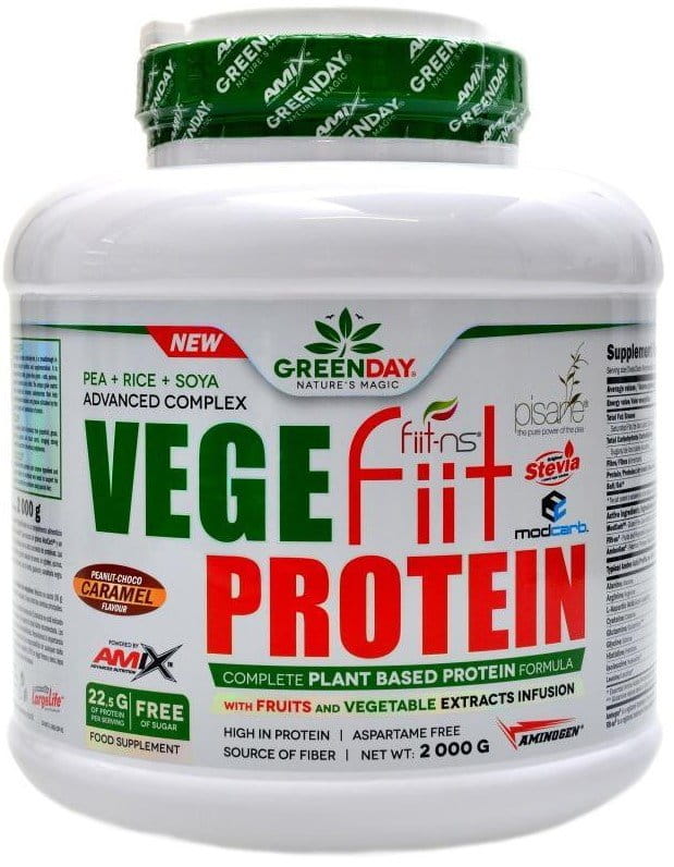 Veganskt proteinpulver Amix Vege Fiit 2kg