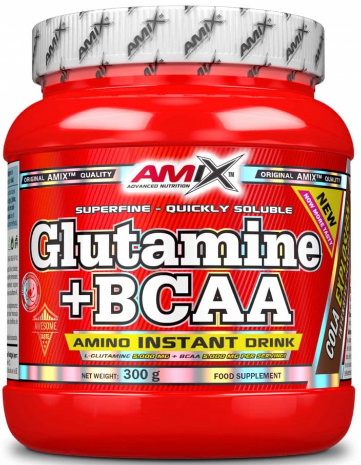 L-Glutamin + BCAA i pulver Amix 530g