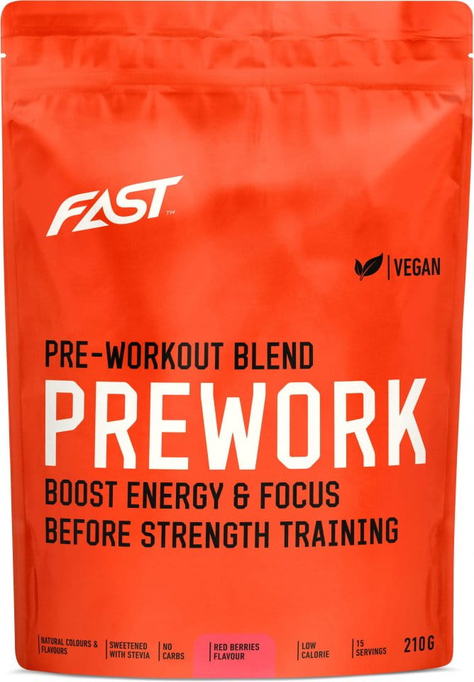 produkter FAST PRE-WORKOUT 210G RED BERRIES