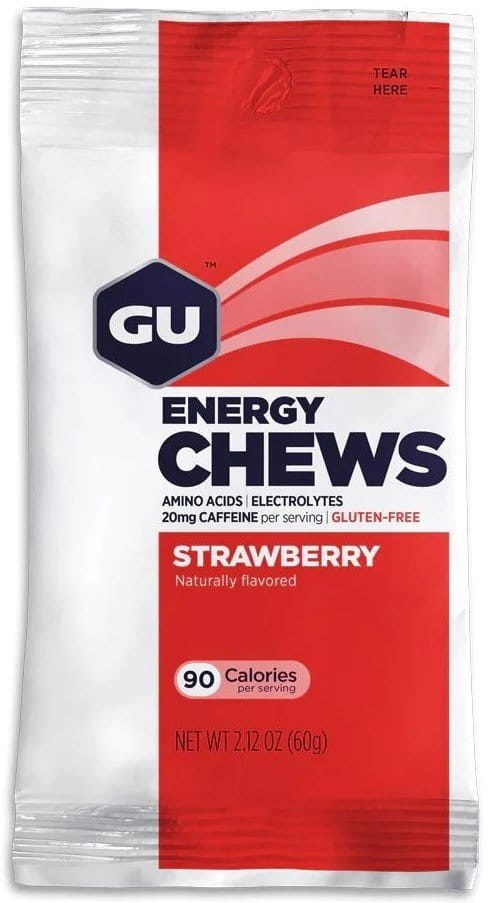 Energigeler GU Energy Chews 60 g Strawberry