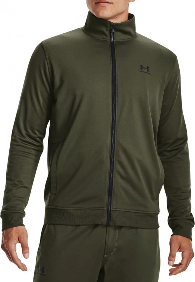 Jacka Under Armour SPORTSTYLE TRICOT JACKET-GRN