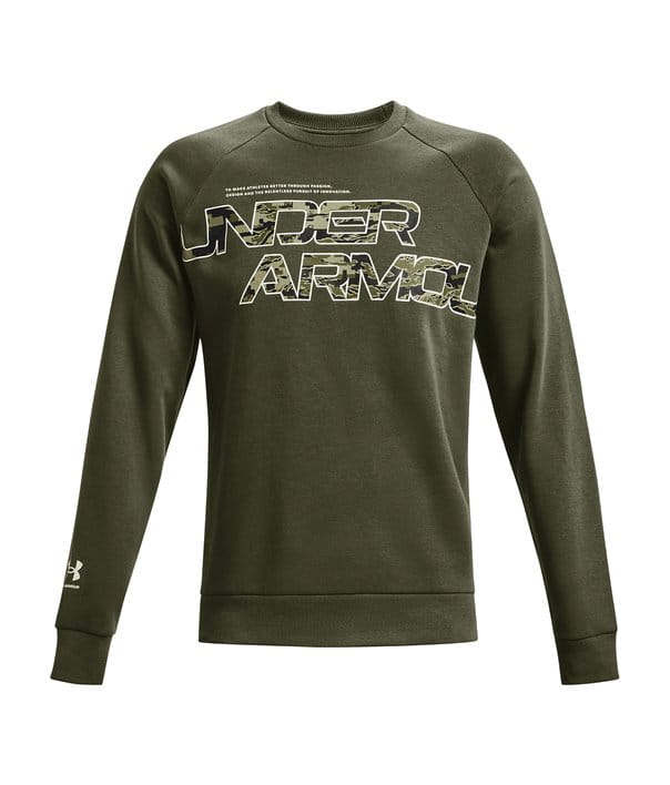 Sweatshirt Under Armour UA RIVAL FLC CAMO SCRIPT