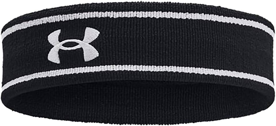 Pannband Under Armour Striped Performance Terry HB-BLK