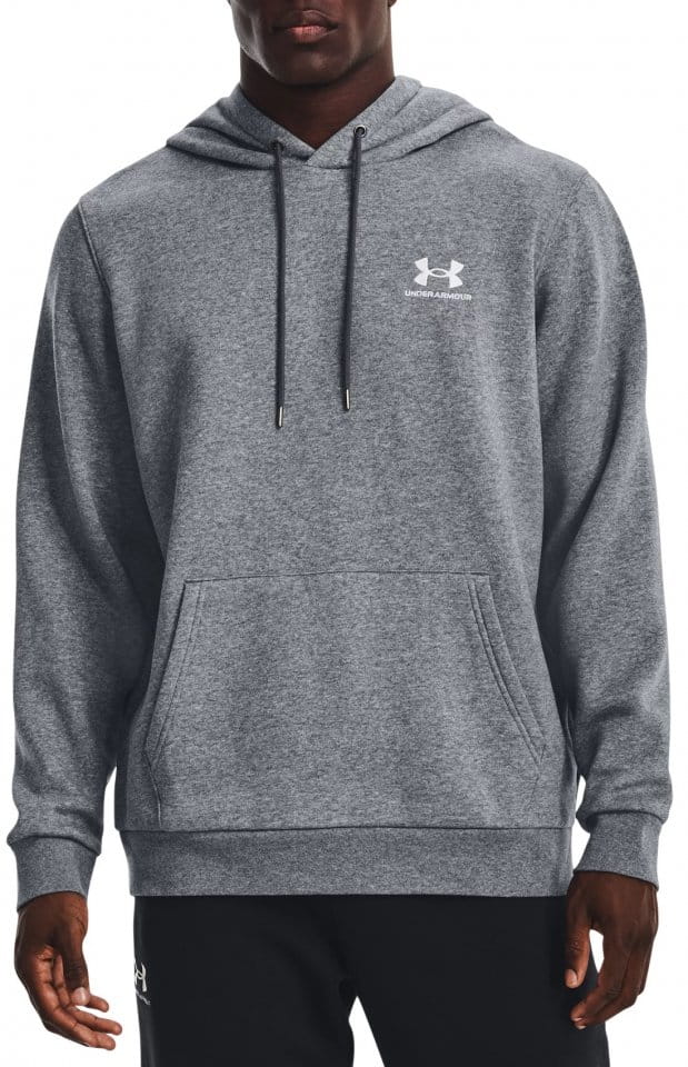 Sweatshirt med huva Under Armour UA Essential Fleece Hoodie-GRY