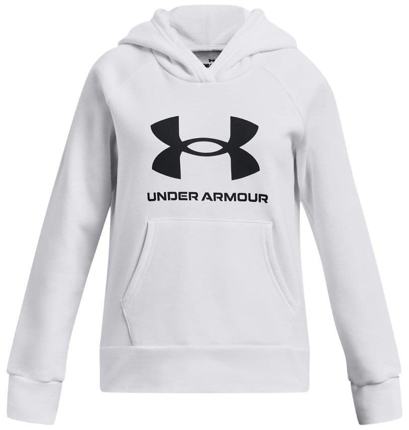 Sweatshirt med huva Under Armour UA Rival Fleece BL Hoodie-WHT