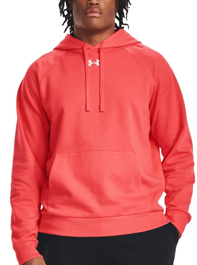 Sweatshirt med huva Under Armour UA Rival Fleece Hoodie-RED