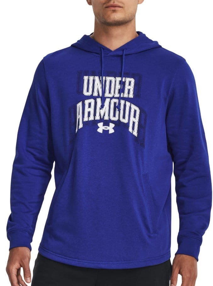 Sweatshirt med huva Under Armour UA Rival Terry Graphic HD-BLU