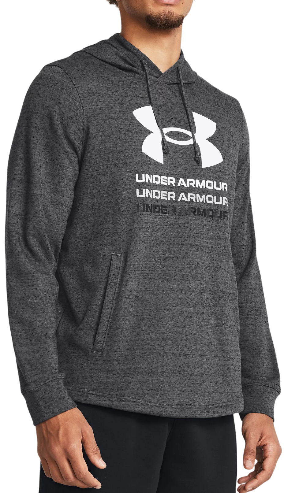Sweatshirt med huva Under Armour UA Rival Terry Graphic Hood
