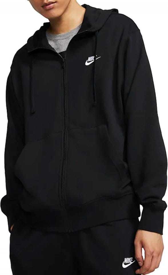 Sweatshirt med huva Nike M NSW CLUB HOODIE FZ FT