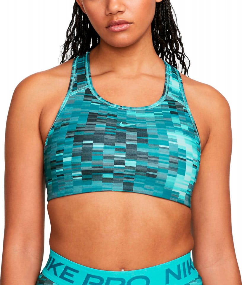 Sport-bh Nike Swoosh Women Medium-Support 1-Piece Pad Allover Print Bra