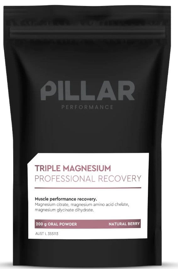 Vitaminer och Mineraler Pillar Performance Triple Magnesium Professional Recovery Powder Berry (200g) POUCH