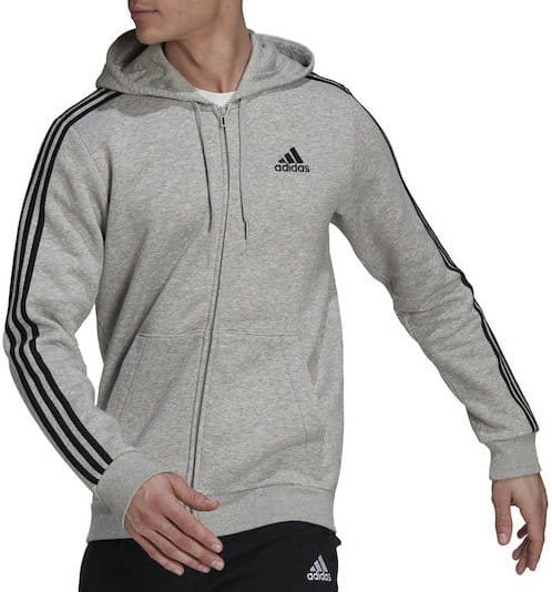 Sweatshirt med huva adidas Sportswear M 3S FL FZ HD