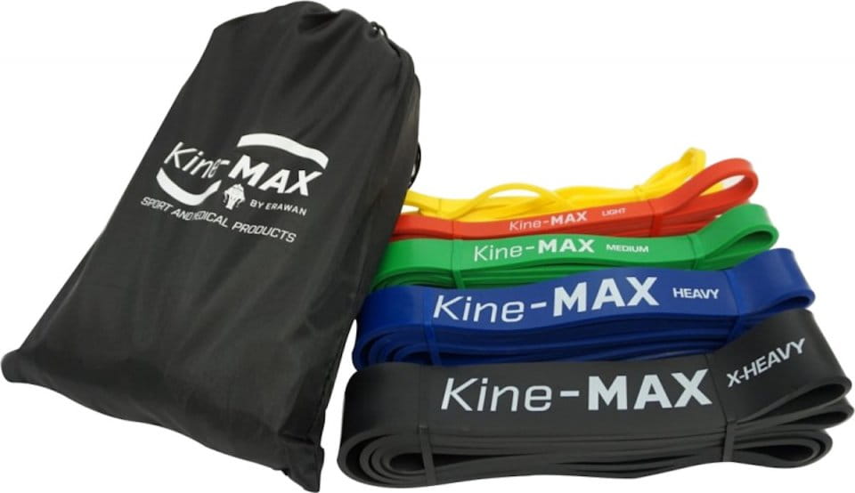 Träningsgummiband Kine-MAX Professional Super Loop Resistance Band KIT - 5 bands