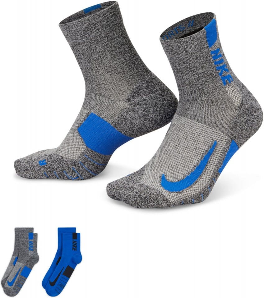 Strumpor Nike Multiplier Running Ankle Socks (2 Pair)