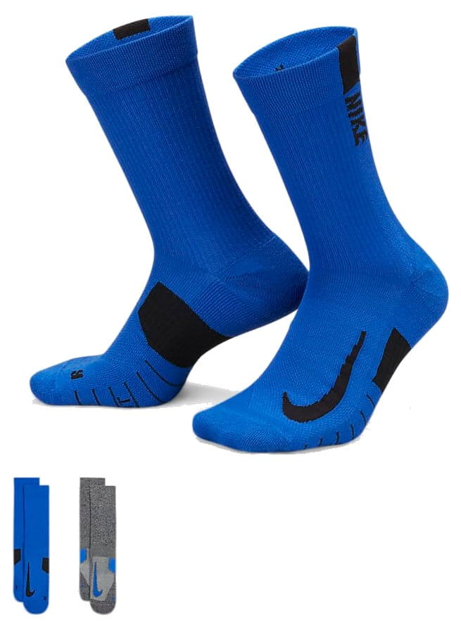 Strumpor Nike Multiplier Crew Sock (2 Pairs)