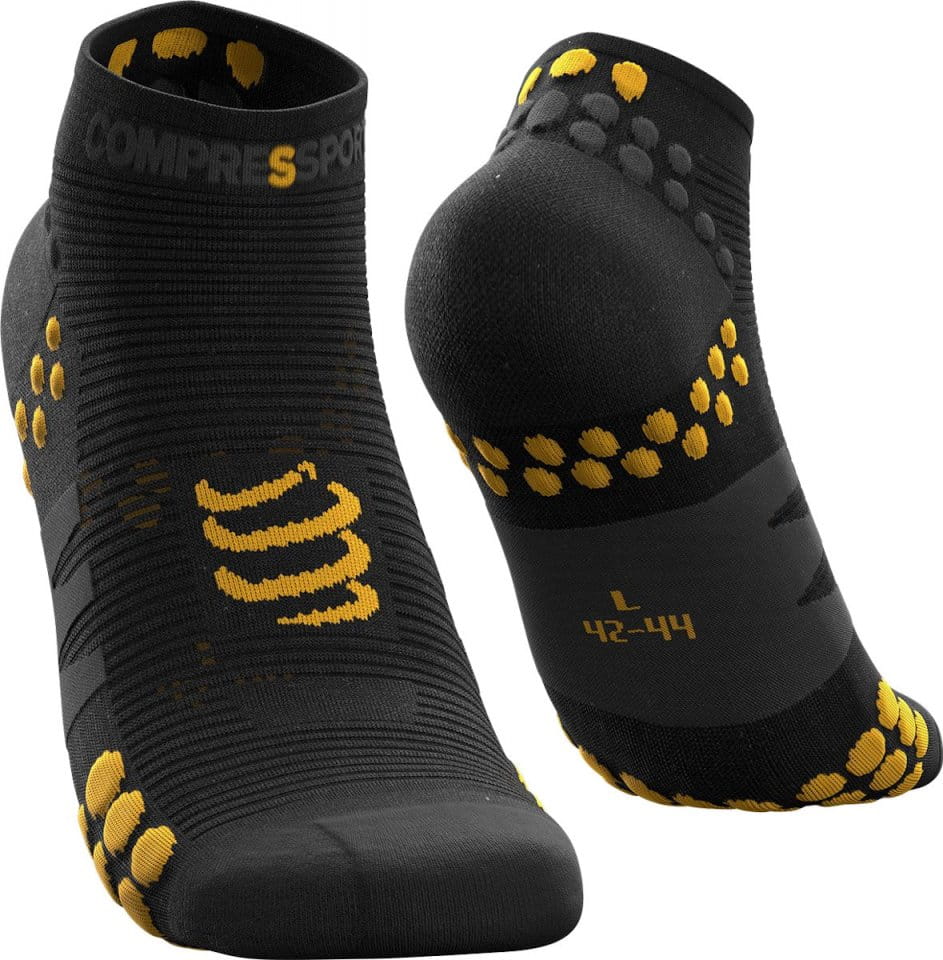 Strumpor Compressport Pro Racing Socks v3.0 Run Low - Black Edition 2022